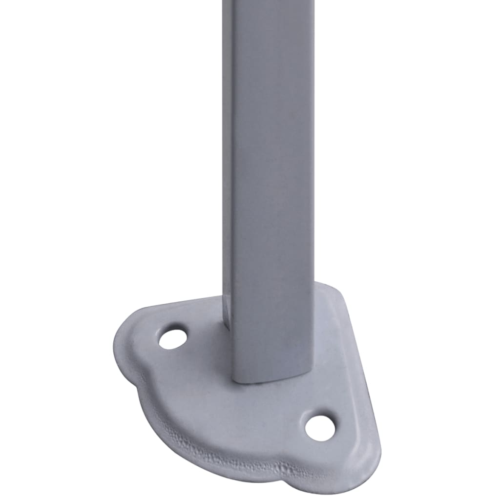 Profi-Partyzelt Faltbar 2×2 M Stahl Creme