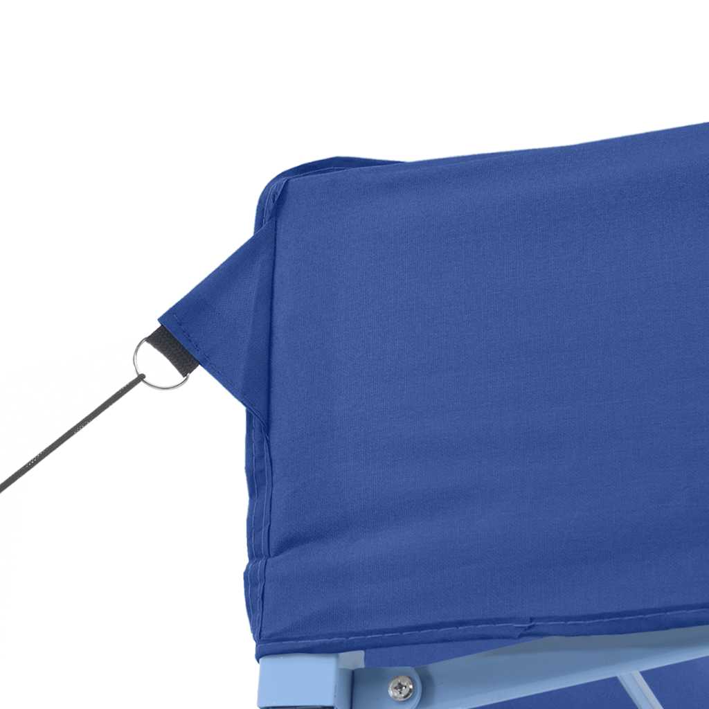 Partyzelte 17 Pcs Mit Em Rahmen Oxford-Stoff Blau