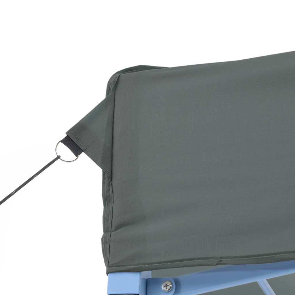Partyzelte 17 Pcs Mit Blauem Rahmen Oxford-Stoff Anthrazit