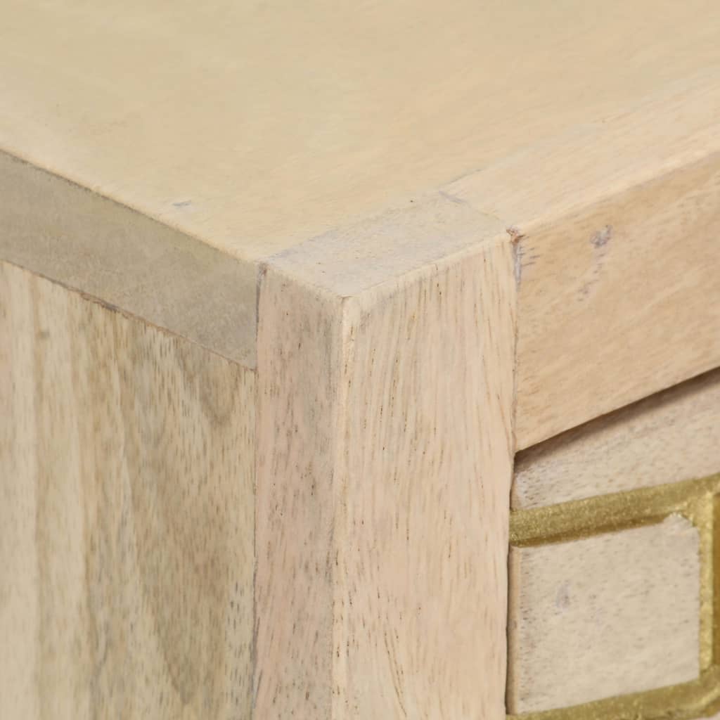 Konsolentisch En 90 × 30 × 75 Cm Massivholz Mango