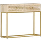 Konsolentisch En 90 × 30 × 75 Cm Massivholz Mango