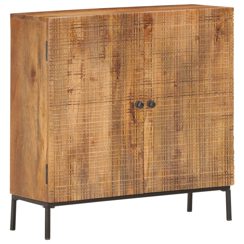 Sideboard 75 X 30 X 75 Cm Massivholz Mango