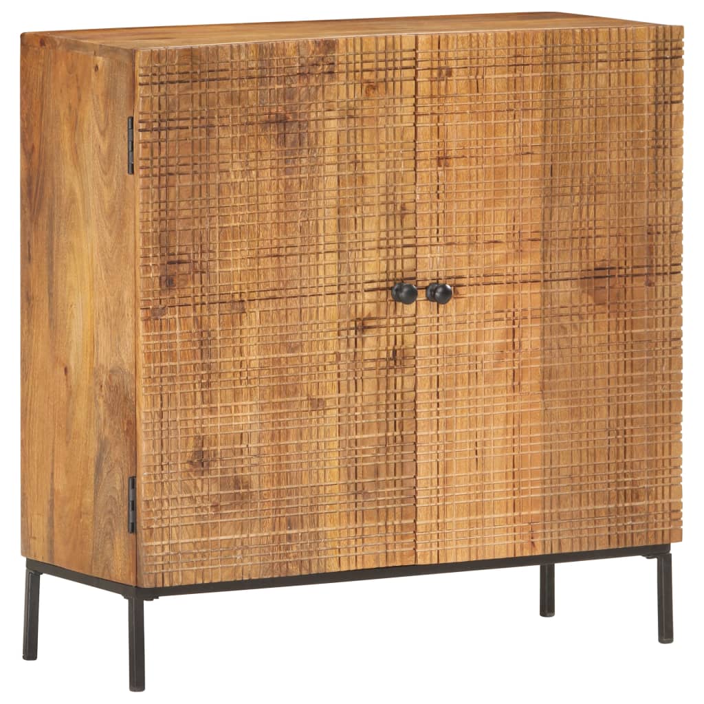 Sideboard 75 X 30 X 75 Cm Massivholz Mango