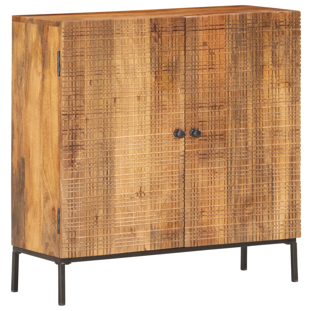 Sideboard 75 X 30 X 75 Cm Massivholz Mango