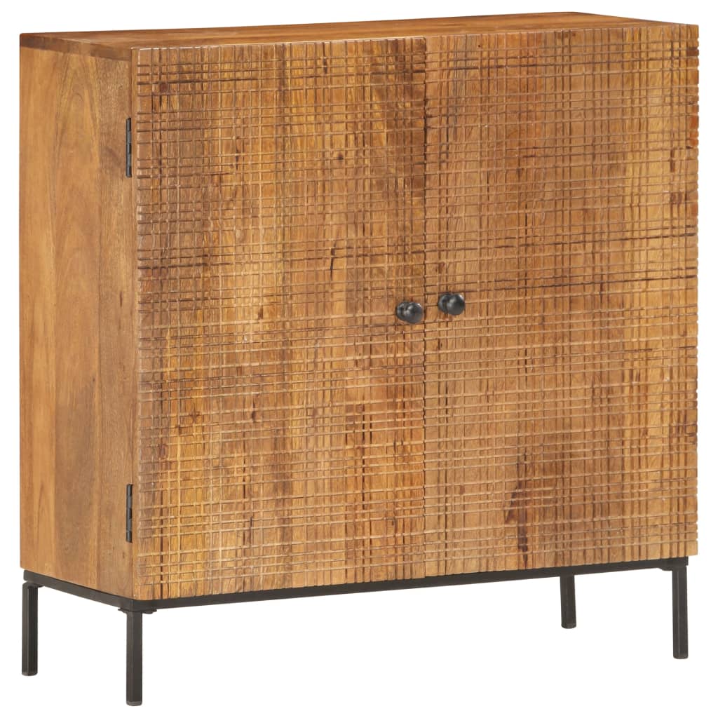 Sideboard 75 X 30 X 75 Cm Massivholz Mango