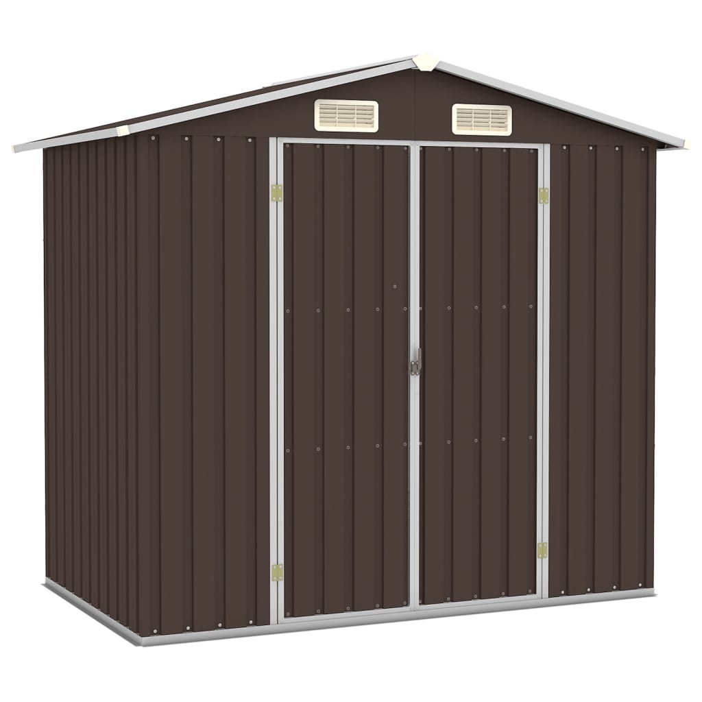 Gerätehaus 205X129X183 Cm Verzinkter Stahl