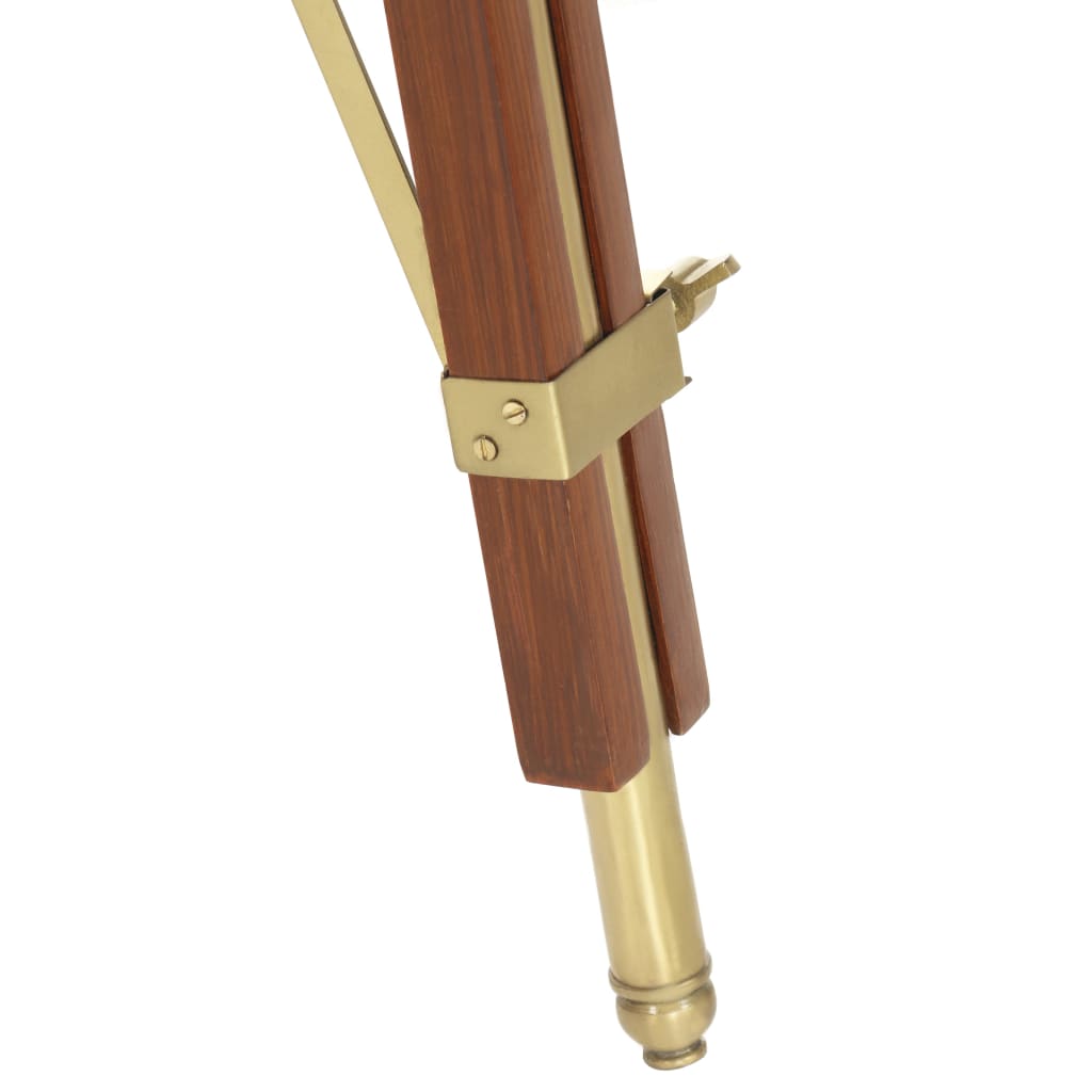 Stehleuchte Dreibein Massivholz Mango 193 Cm