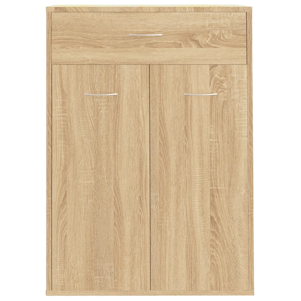 Schuhschrank Sonoma-Eiche 60X35X84 Cm Holzwerkstoff Sonoma Eiche
