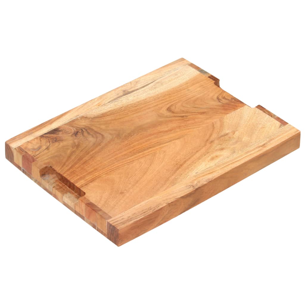 Hackblock 40×30×4 Cm Akazie Massivholz