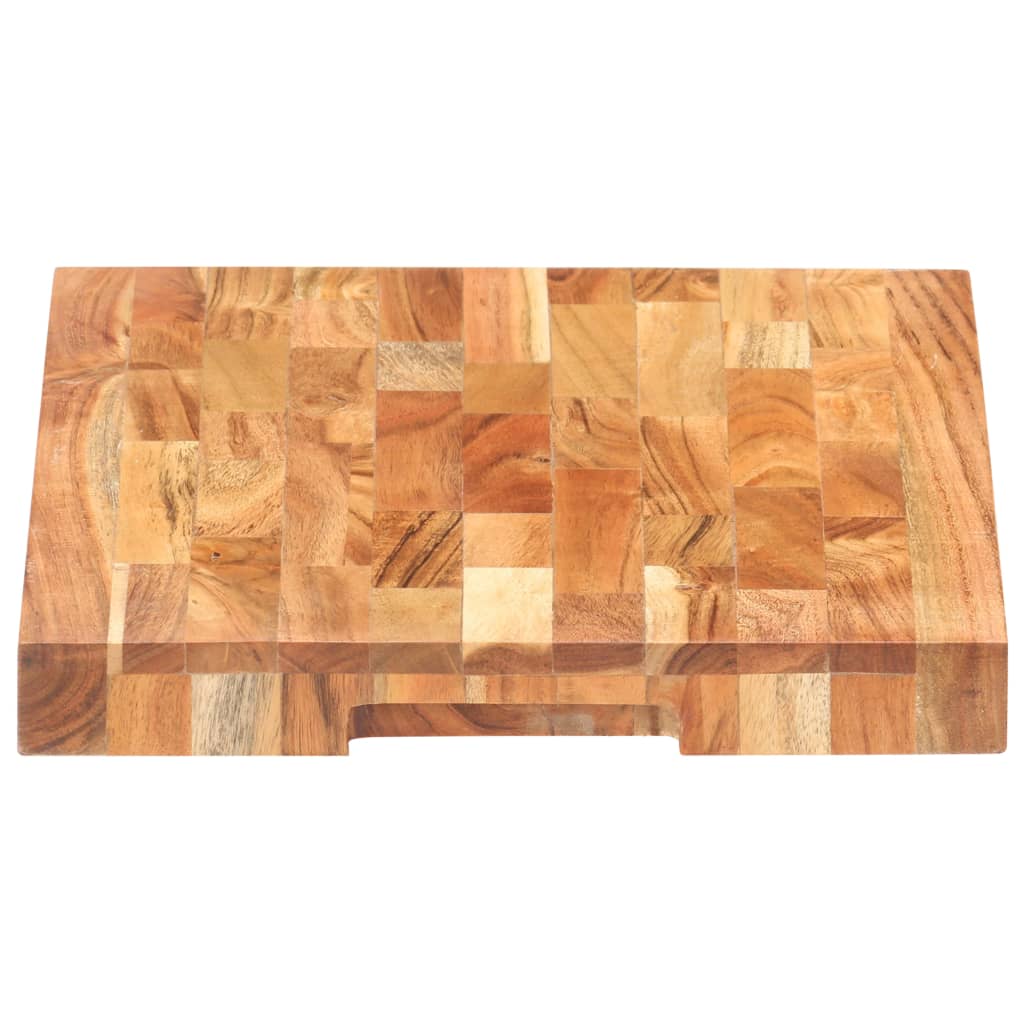 Hackblock 40×30×4 Cm Akazie Massivholz