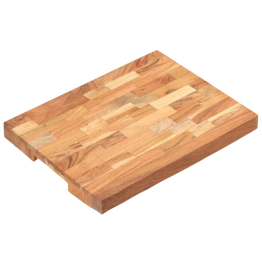 Hackblock 40×30×4 Cm Akazie Massivholz