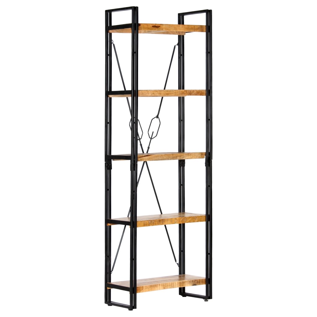 Bücherregal 3 Fächer Mango Massivholz