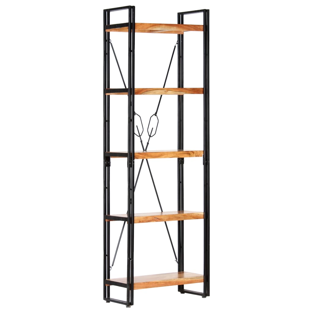 Bücherregal 3 Fächer Mango Massivholz