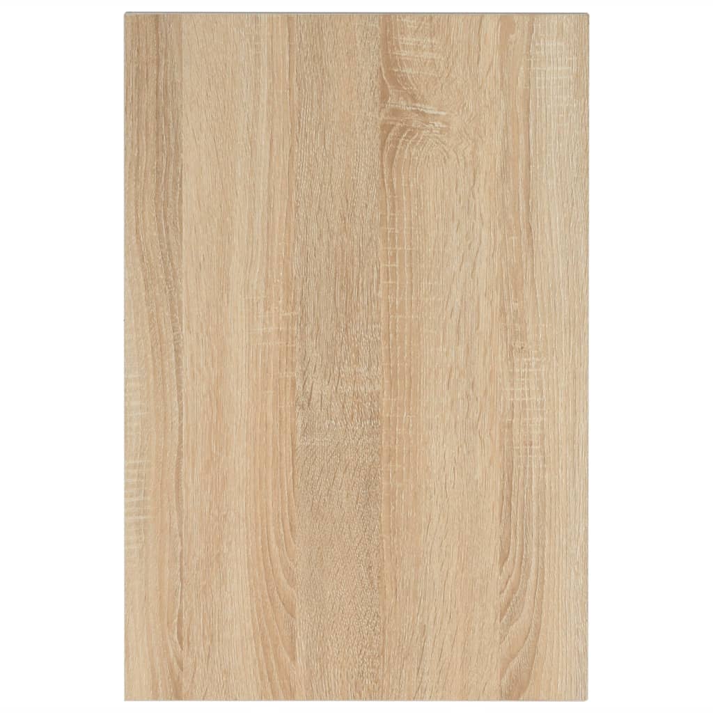 2-Tlg. Badmöbel-Set Keramik Eichen