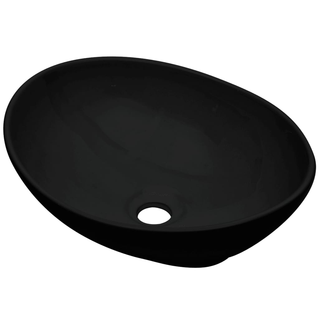 2-Tlg. Badmöbel-Set Keramik Weiß