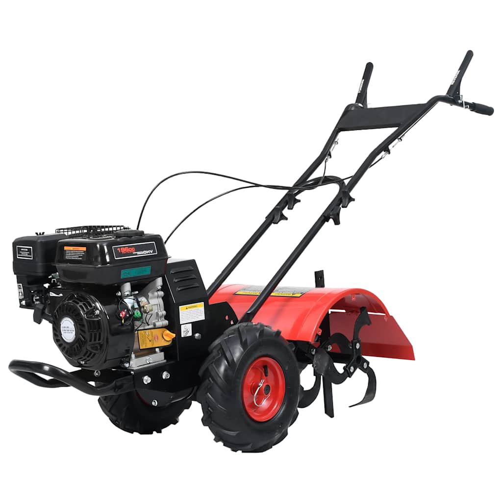 Benzin-Gartenfräse 6,5 Ps 196 Cm³ Weiß