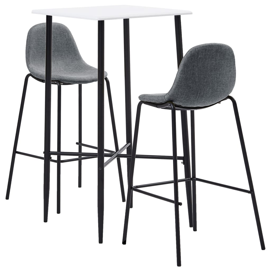 3-Tlg. Bar-Set Stoff