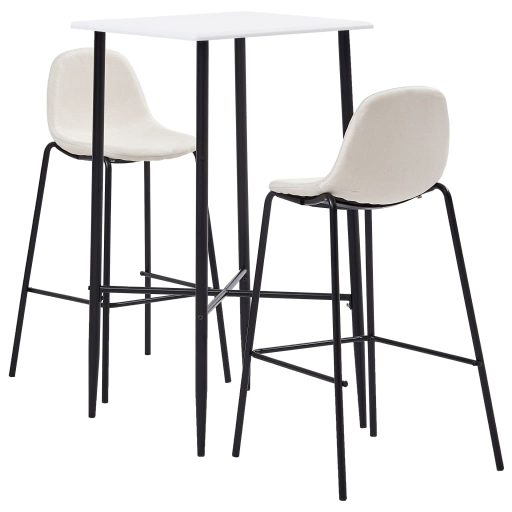 3-Tlg. Bar-Set Stoff