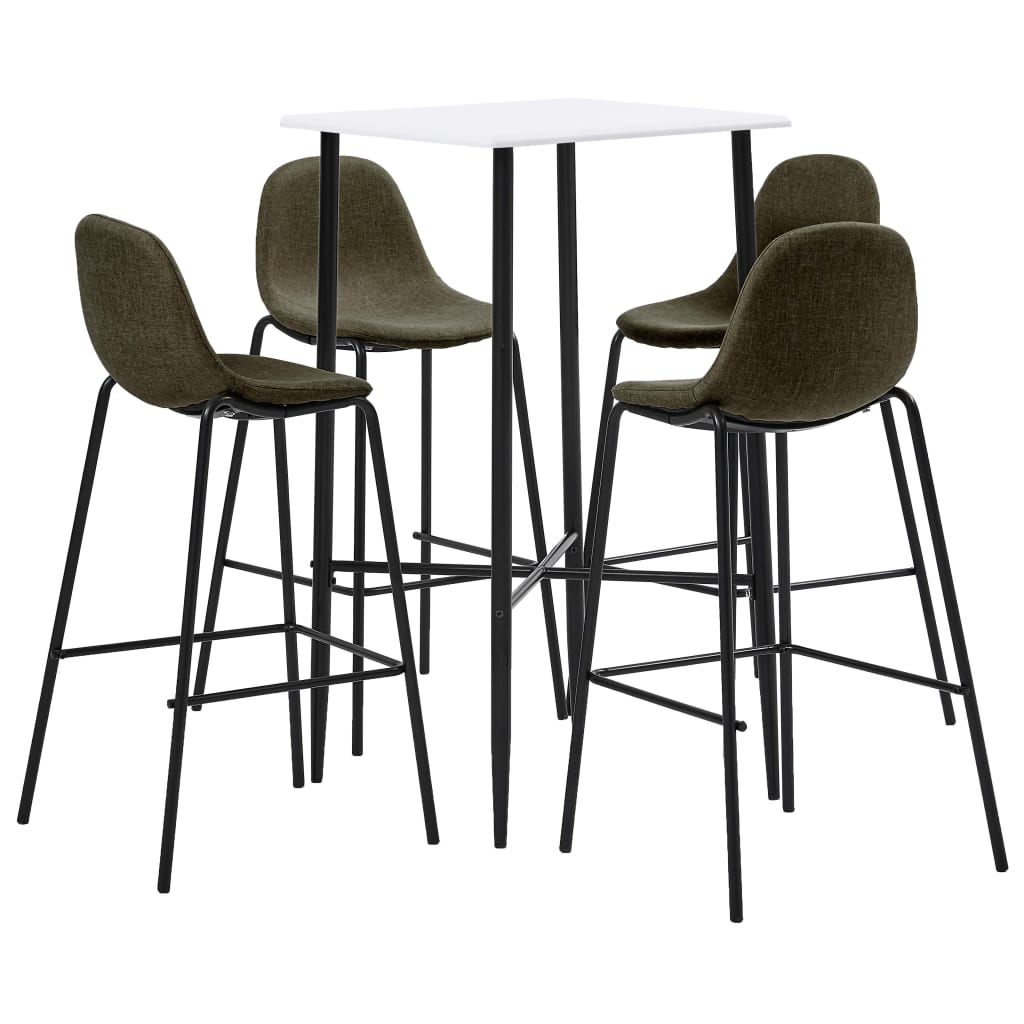 3-Tlg. Bar-Set Stoff