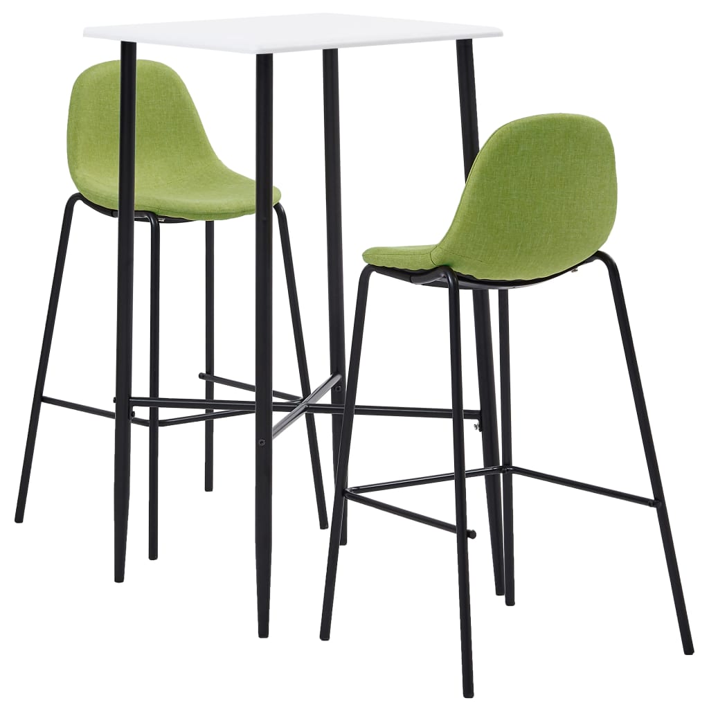 3-Tlg. Bar-Set Stoff