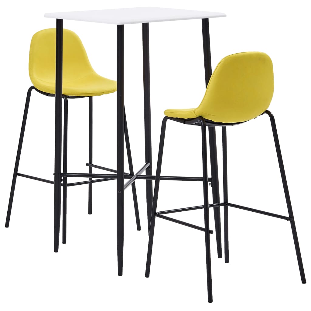 3-Tlg. Bar-Set Stoff