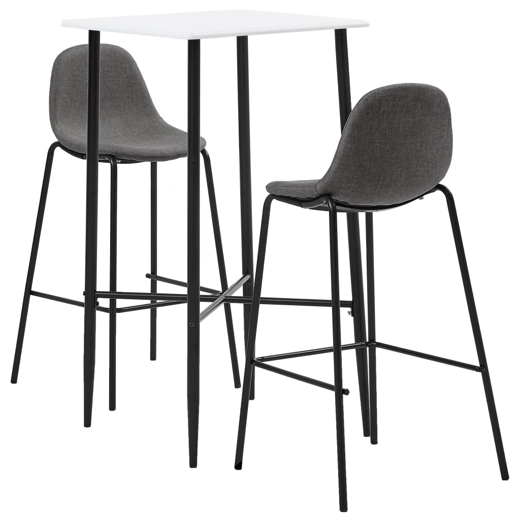 3-Tlg. Bar-Set Stoff