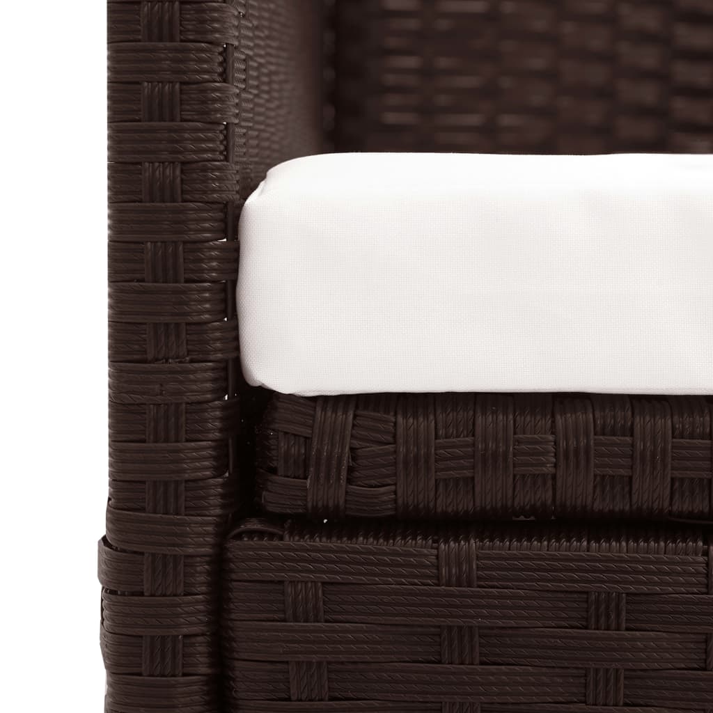 Gartensofa Mit Sonnendach Poly Rattan