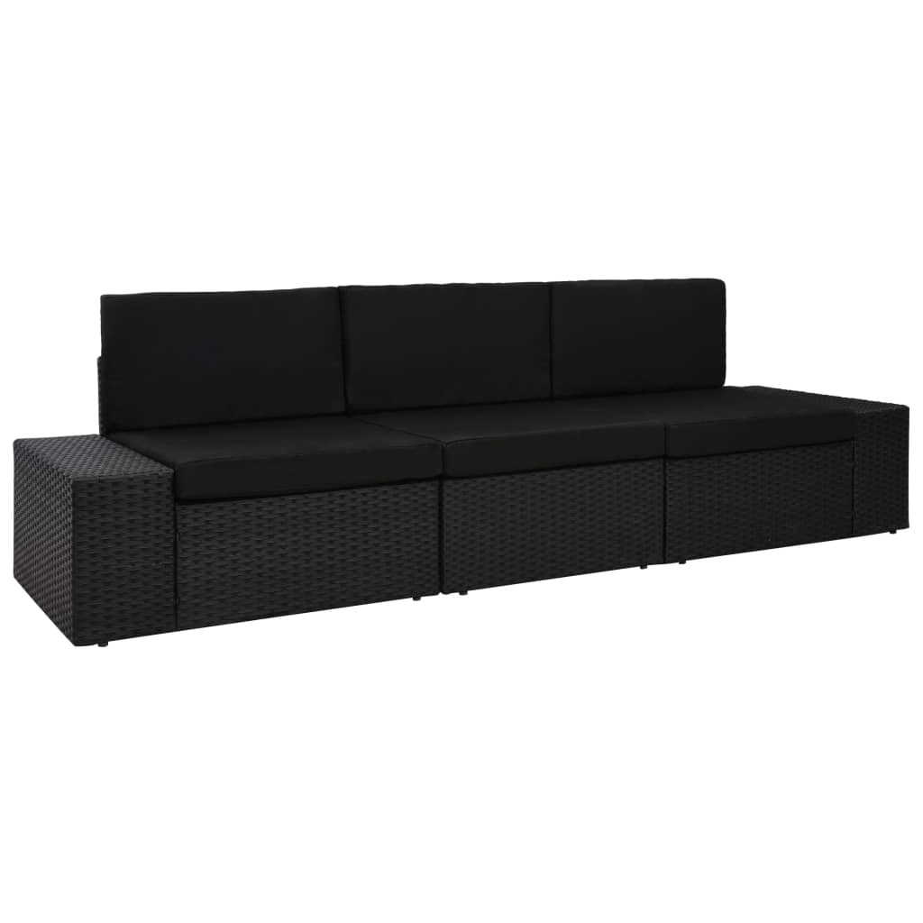 Modulares 2-Sitzer-Sofa Poly Rattan