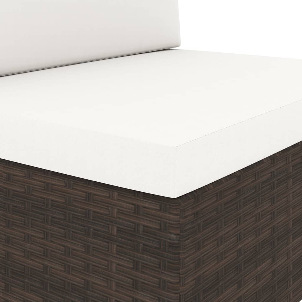 Modulares 2-Sitzer-Sofa Poly Rattan