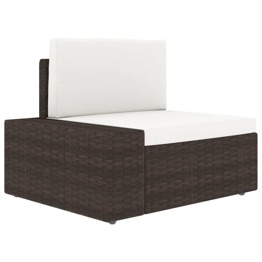 Modulares 2-Sitzer-Sofa Poly Rattan