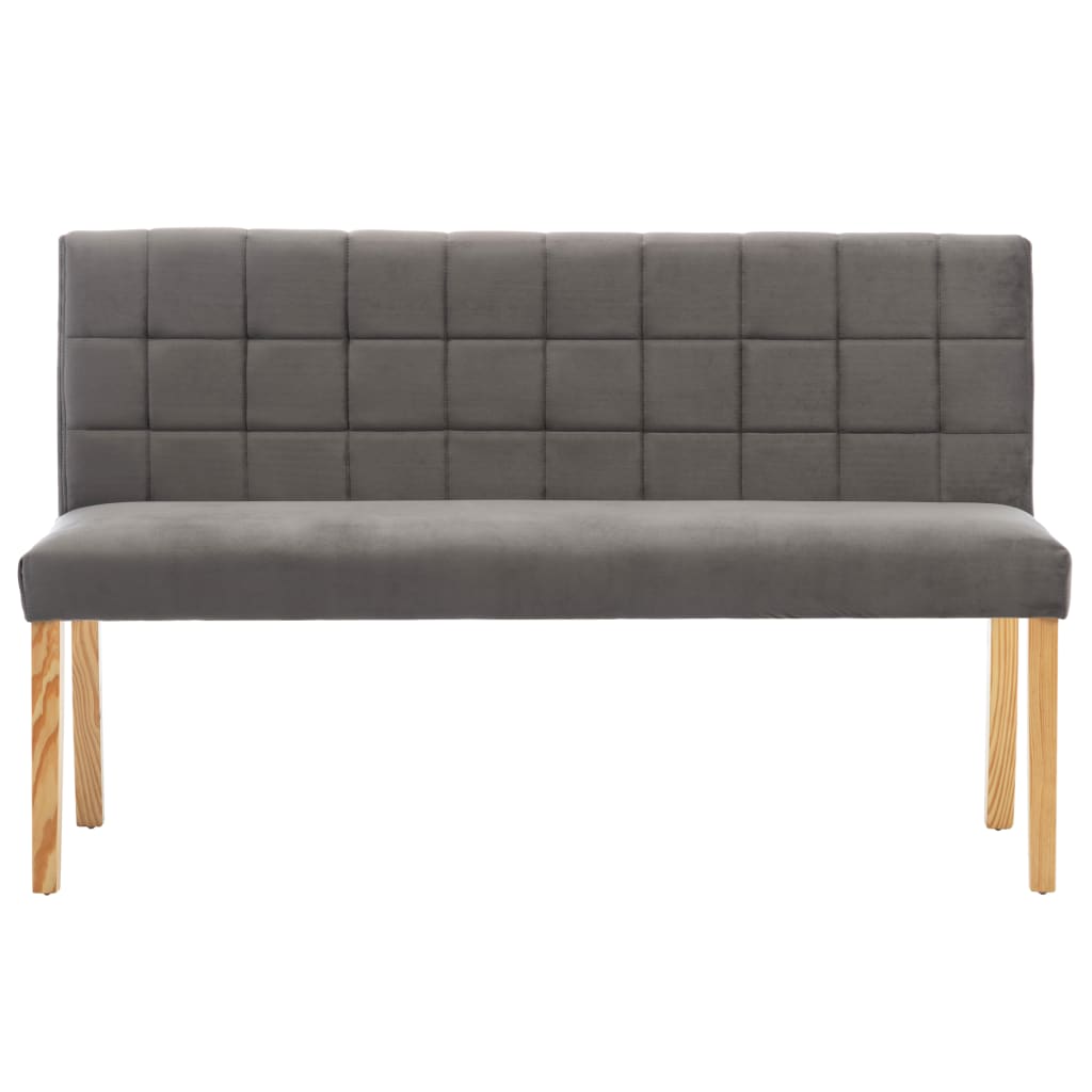 Bank 140 Cm Samt