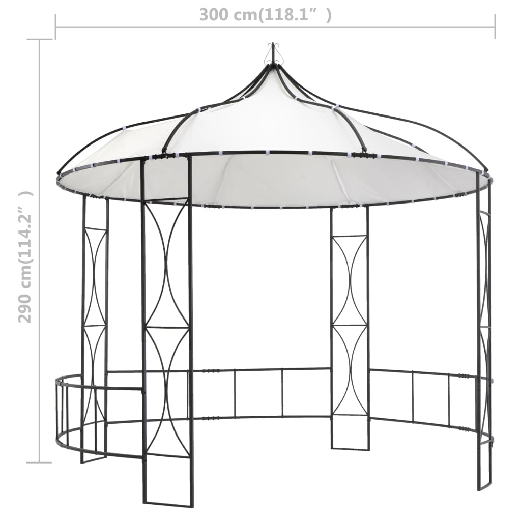 Pavillon 300 X 290 Cm Rund