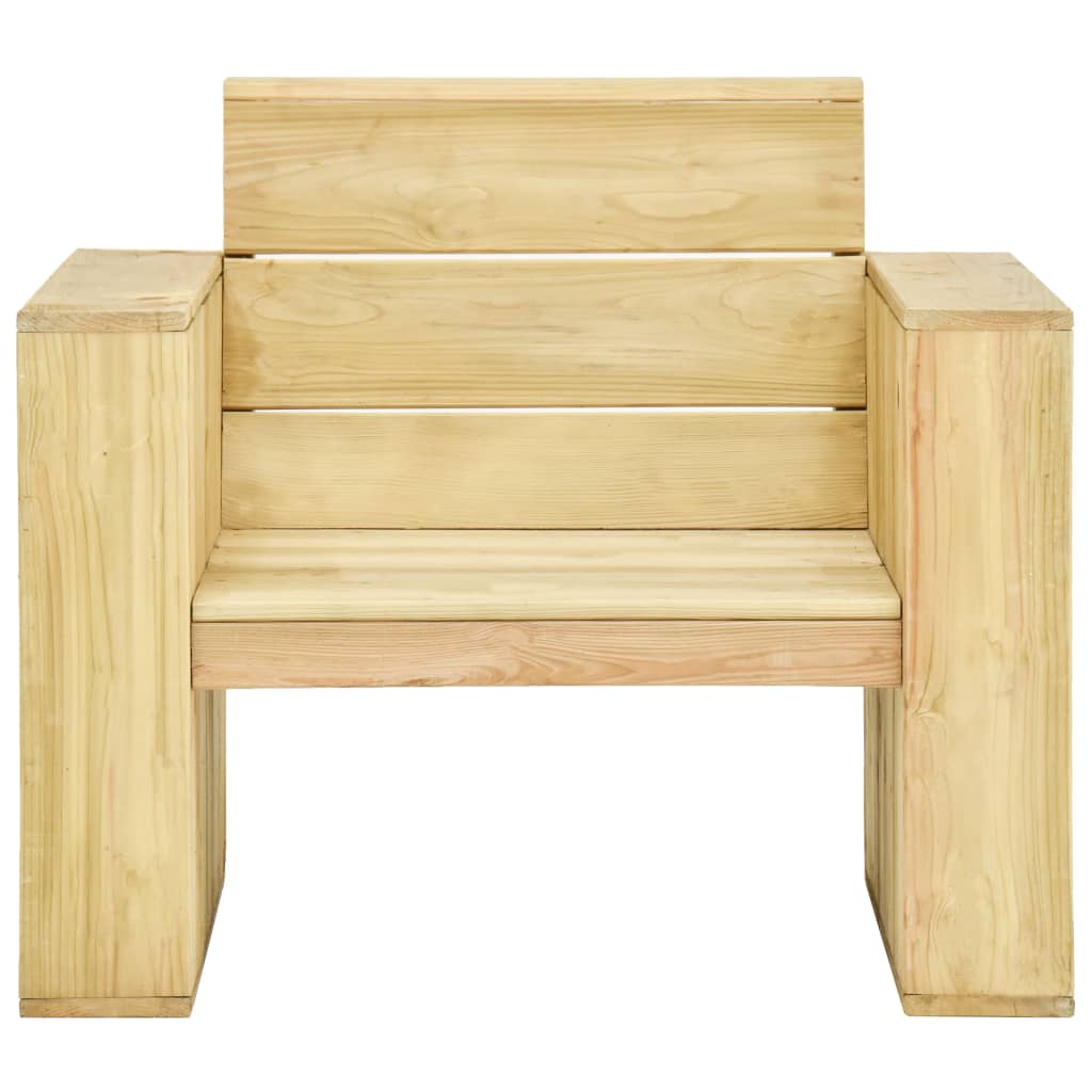 3-Tlg. Garten-Lounge-Set Kiefernholz Imprägniert