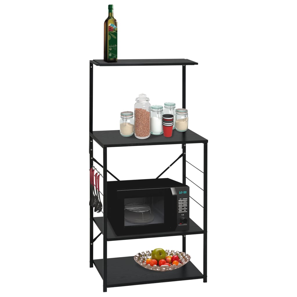 Mikrowellenregal 60X39,6X123 Cm Holzwerkstoff