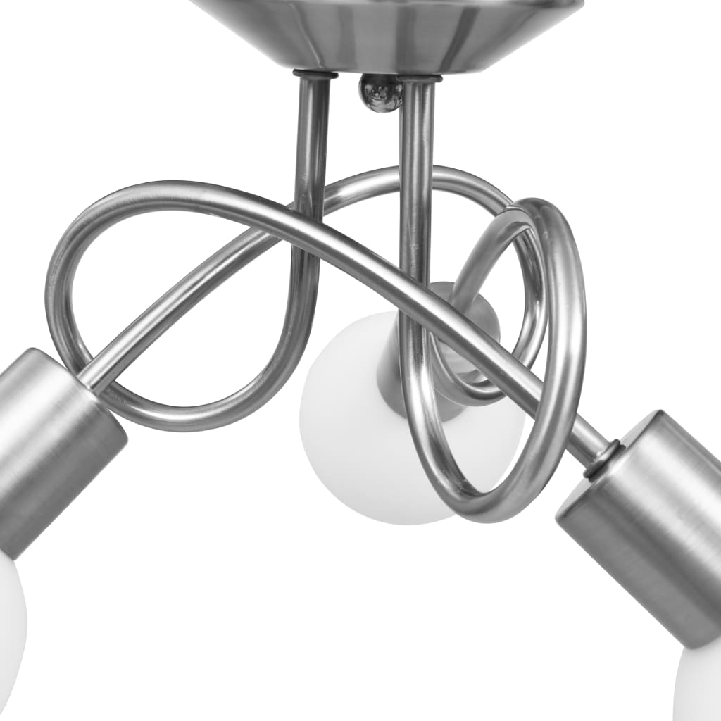 Deckenleuchte Mit Keramik-Lampenschirmen Für 3 E14 Glühlampen