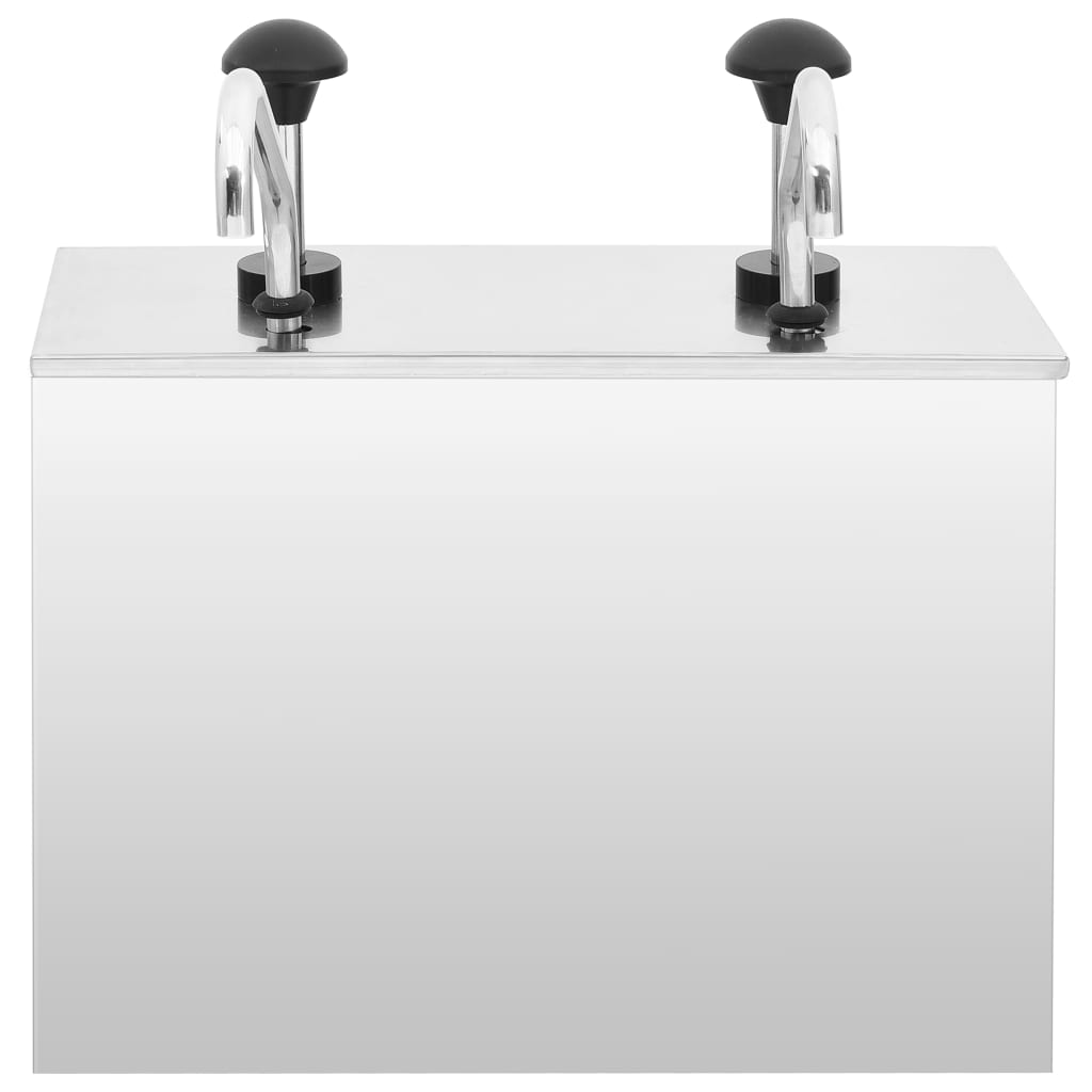 Saucen-Spender Edelstahl 2 X 3,5 L