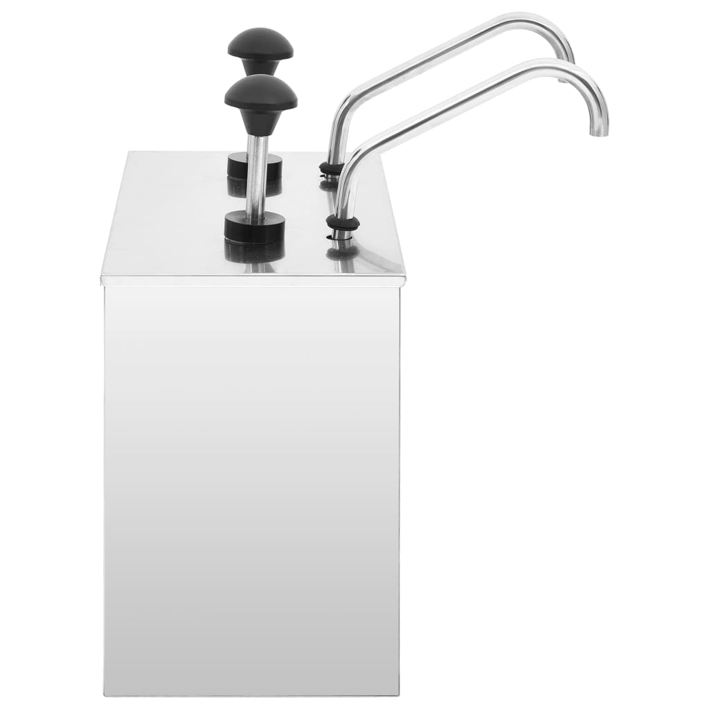 Saucen-Spender Edelstahl 2 X 3,5 L