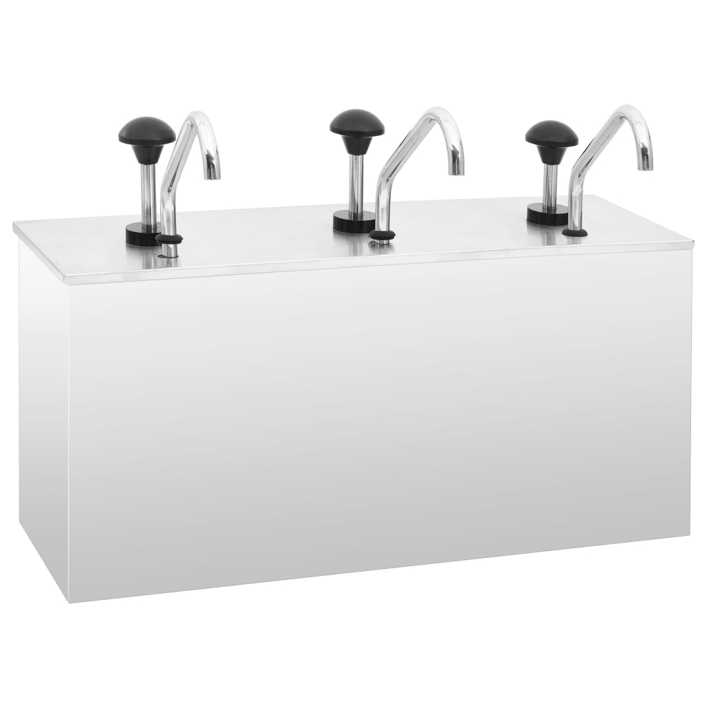 Saucen-Spender Edelstahl 2 X 3,5 L