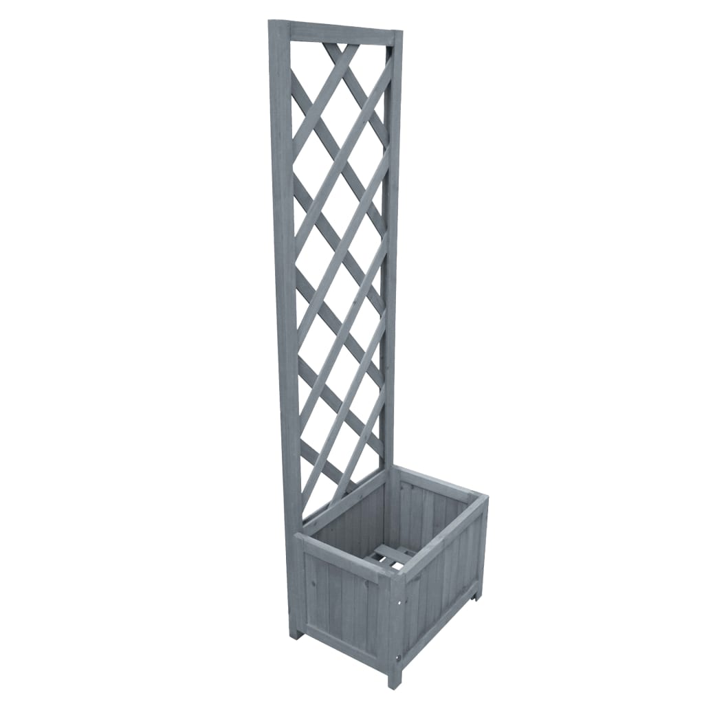 Spalier Mit Blumenkasten Massivholz Tanne