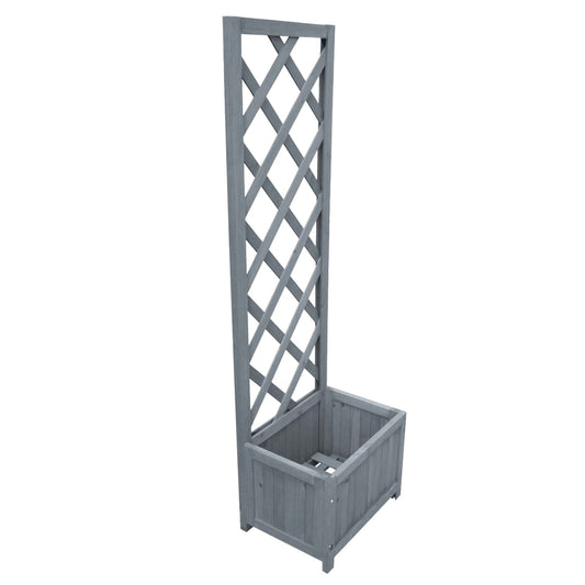 Spalier Mit Blumenkasten Massivholz Tanne