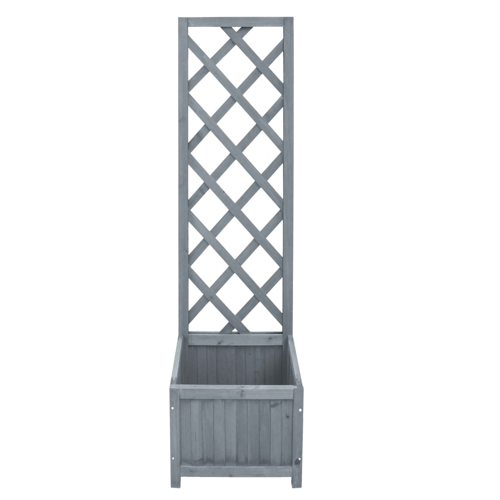 Spalier Mit Blumenkasten Massivholz Tanne