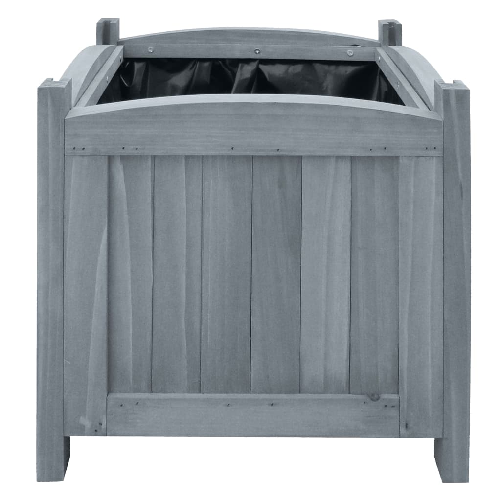 Garten-Hochbeete 2 Stk. 30X30X30 Cm Massivholz Tanne