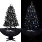 Schneiender Weihnachtsbaum Mit Schirmfuß 75 Cm Pvc Schwarz