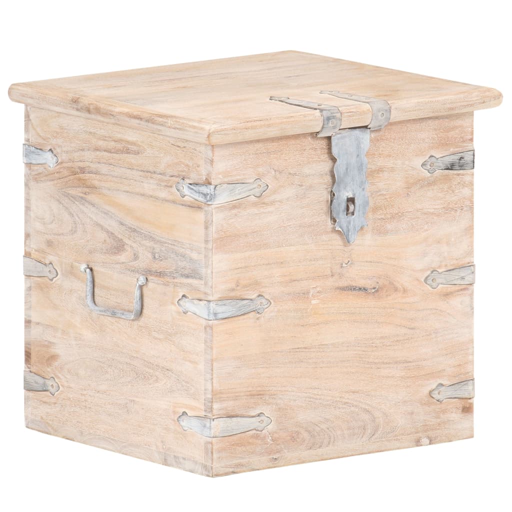 Truhe 40X40X40 Cm Akazie Massivholz