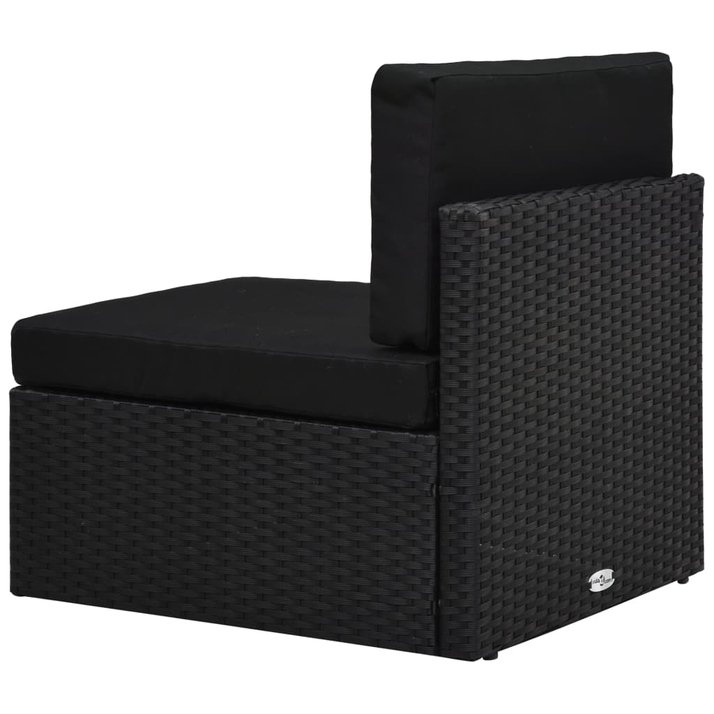 4-Tlg. Garten-Lounge-Set Poly Rattan