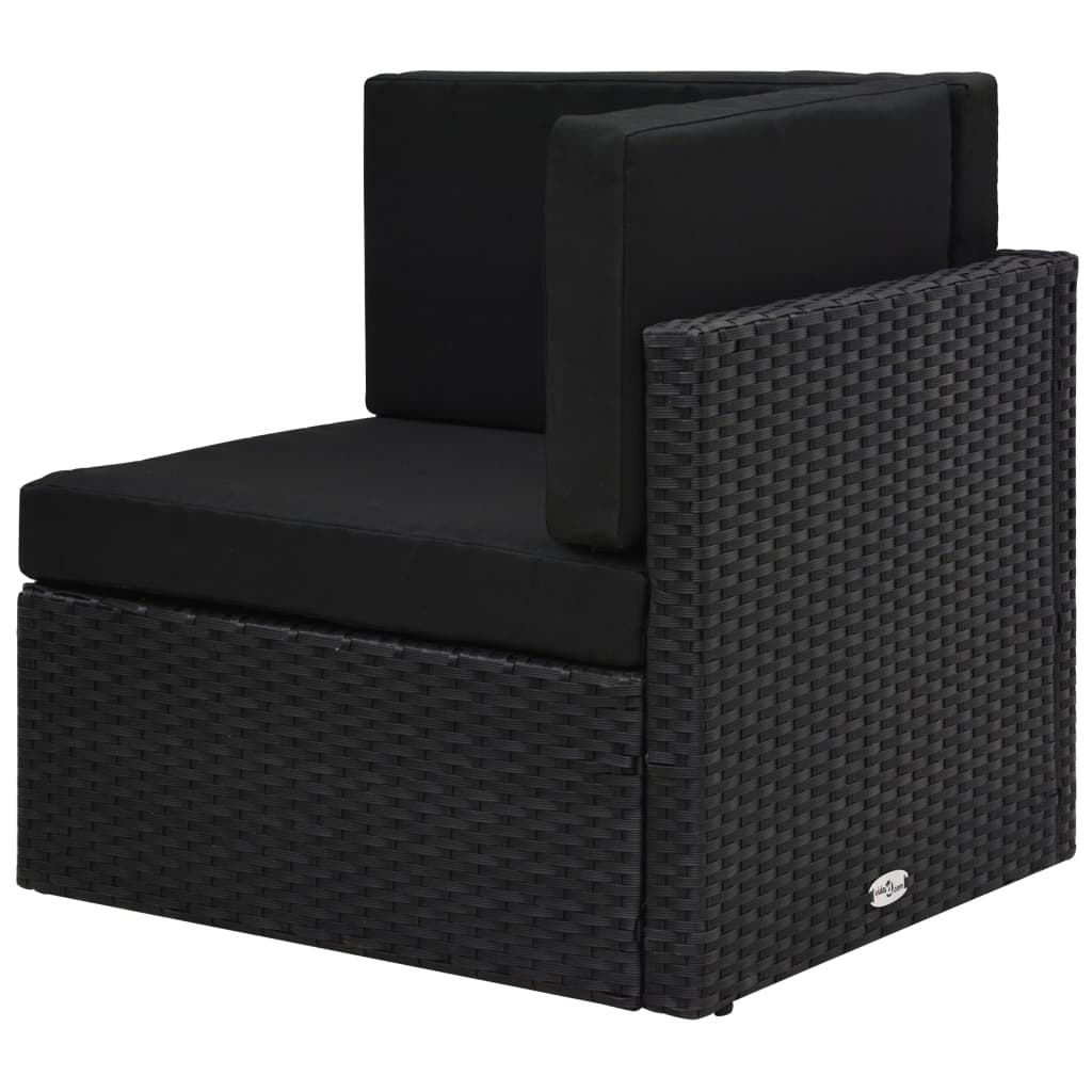 10-Tlg. Garten-Lounge-Set Poly Rattan