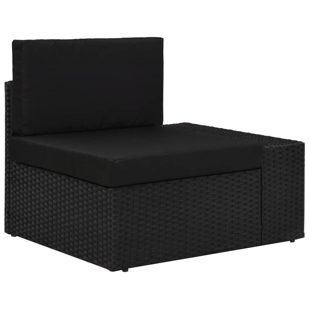10-Tlg. Garten-Lounge-Set Poly Rattan