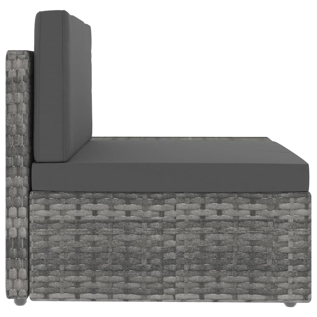 8-Tlg. Garten-Lounge-Set Poly Rattan