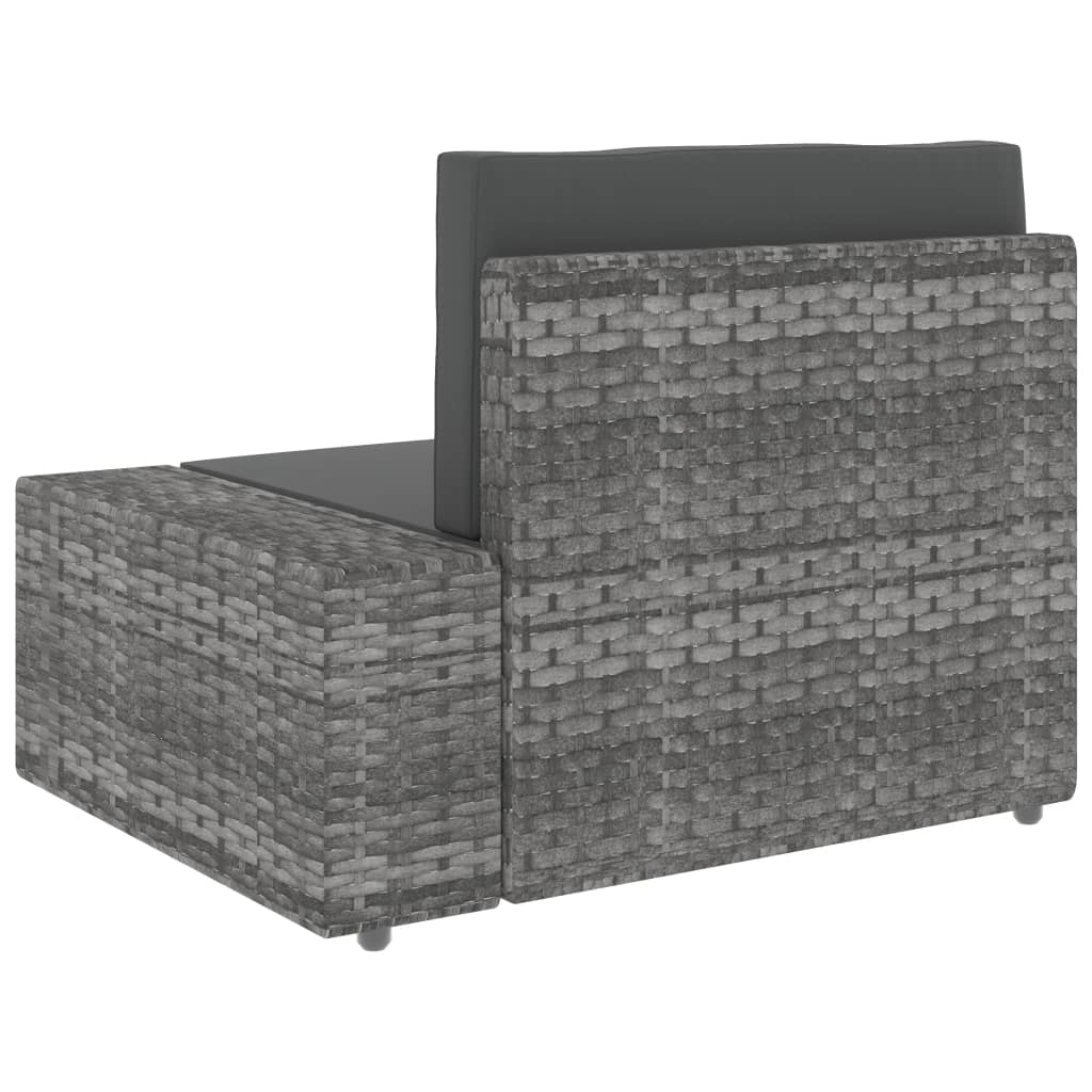 8-Tlg. Garten-Lounge-Set Poly Rattan