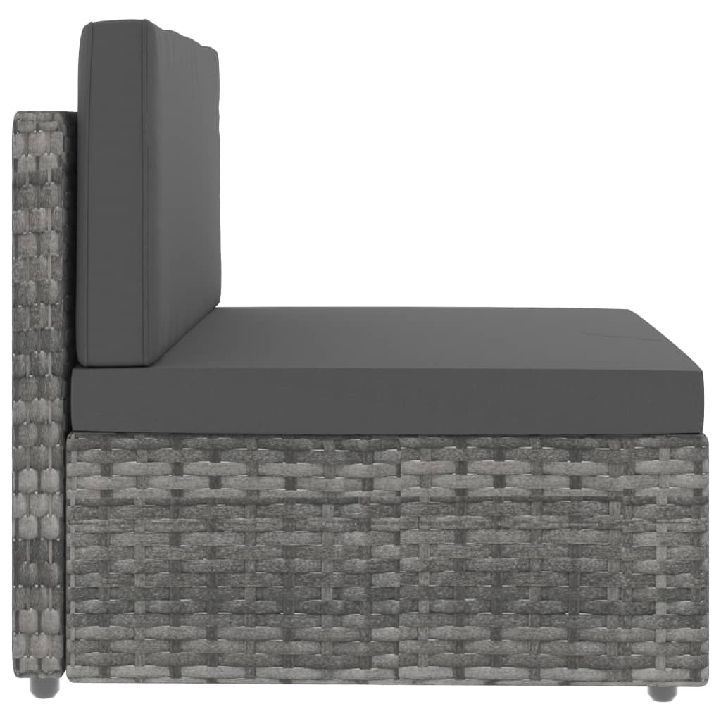 8-Tlg. Garten-Lounge-Set Poly Rattan